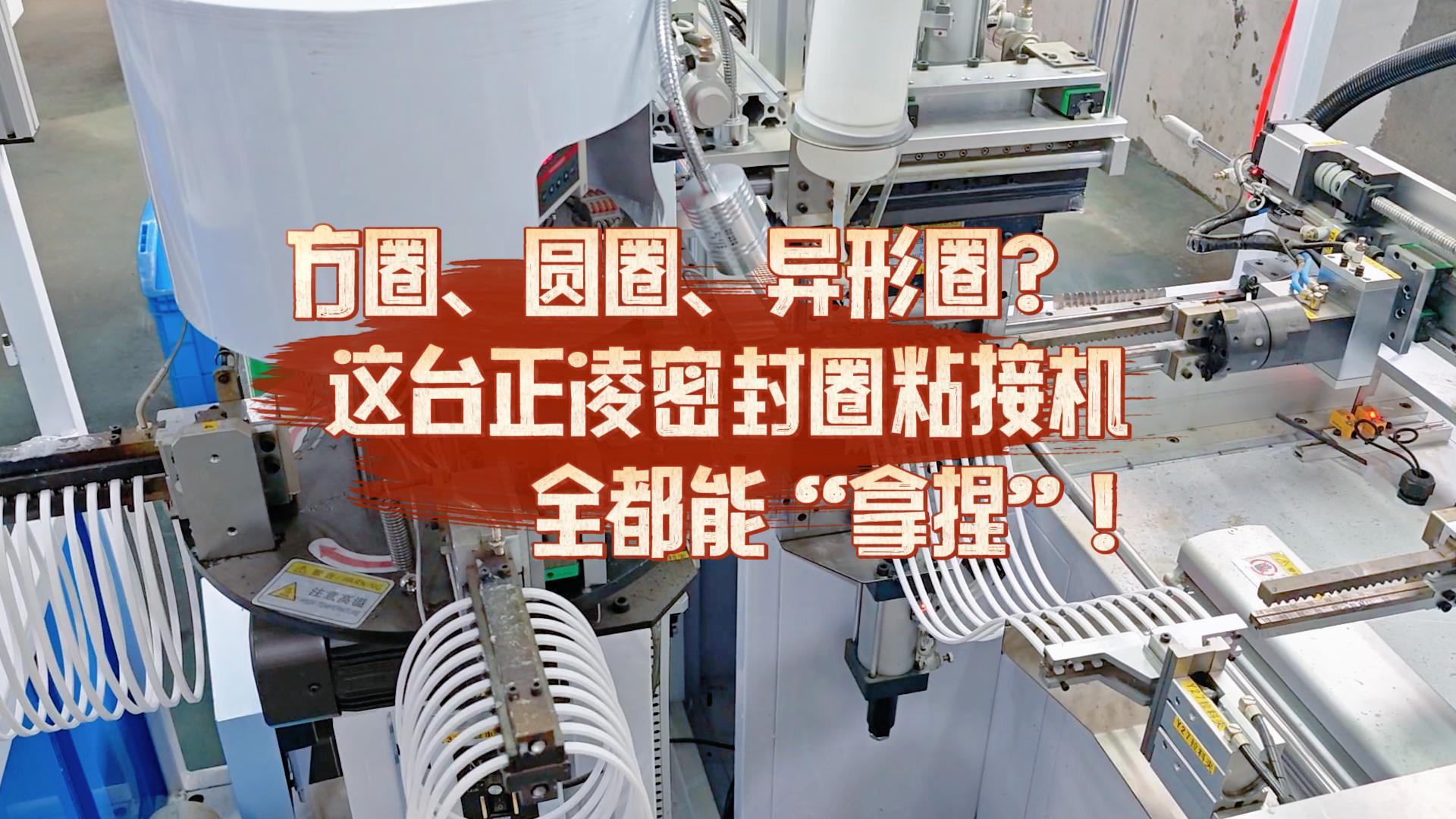 方圈、圓圈、異形圈？這臺全自動化密封圈粘接機全都能“拿捏”！